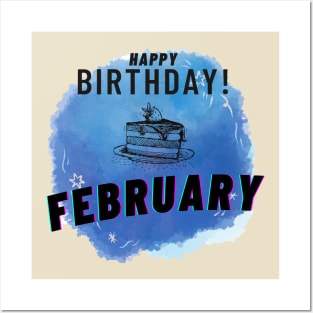 Birthday February #2 Posters and Art